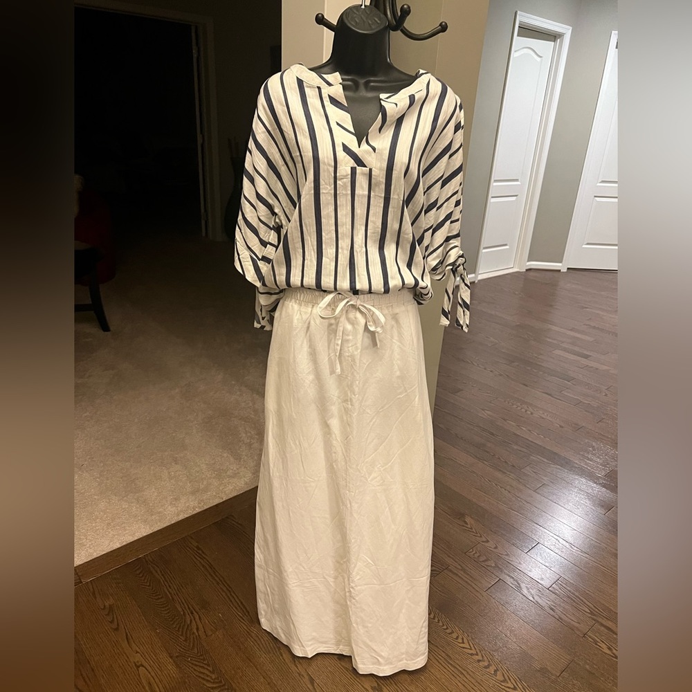 White Maxi Skirt by Appraisal